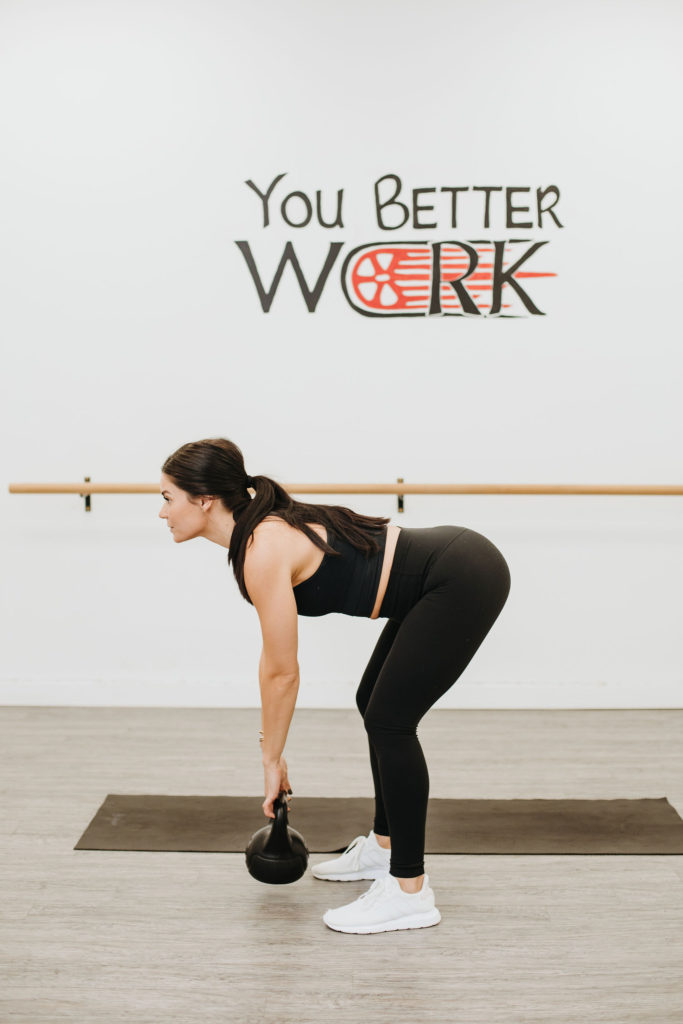 Gym owner, booty kicker barre, barre, online barre classes, barre workouts, workout outfit, indoor cycling studio, personal training, virtual personal training, online spin class, small business ideas
